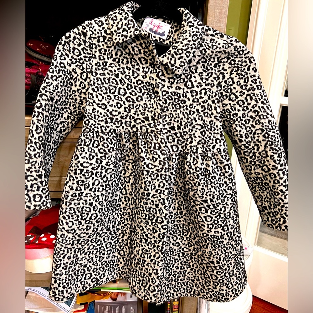 Il Gufo cost size 8Y grey/black Almost new